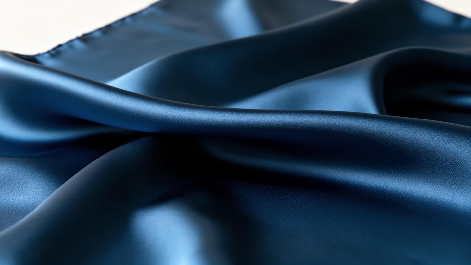 Folded silk textile